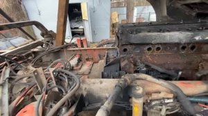 Замена двигателя cummins m11 на американце International 9800