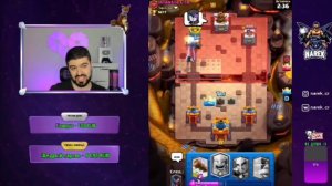 Заснайпил Нарека на стриме на 1 уровне. @Narek CR ❤❤❤. Clash Royale 1 lvl