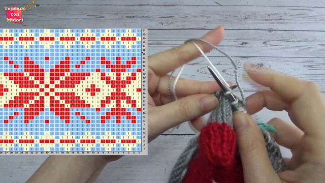 Gorro de Navidad - AGUJAS CIRCULAR смотреть онлайн