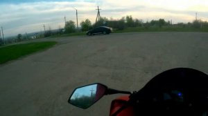 БЕЗ ГЛУШИТЕЛЯ ПО ГОРОДУ ПО ХОДУ СЛОМАЛ МОТОЦИКЛ