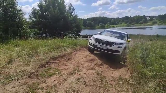 Skoda kodiaq 2.0 tsi диагональное вывешивание в Горку смотреть онлайн