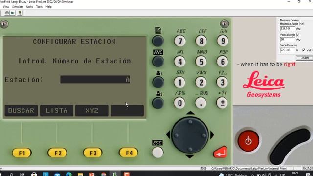 Manejo de simulador LEICA flexline TS02 смотреть онлайн