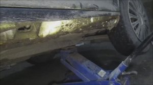 Ремонт порога на автомобиле Volkswagen Golf 4 1997г,так делать нельзя