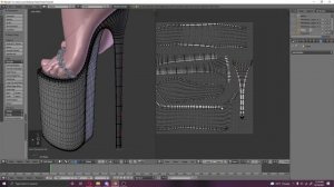 Timelapse 3D Creating, Texturing & Rigging Heels (for Second Life)