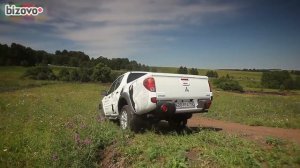 Видеообзор Mitsubishi L200 на бездорожье от bizovo.ru
