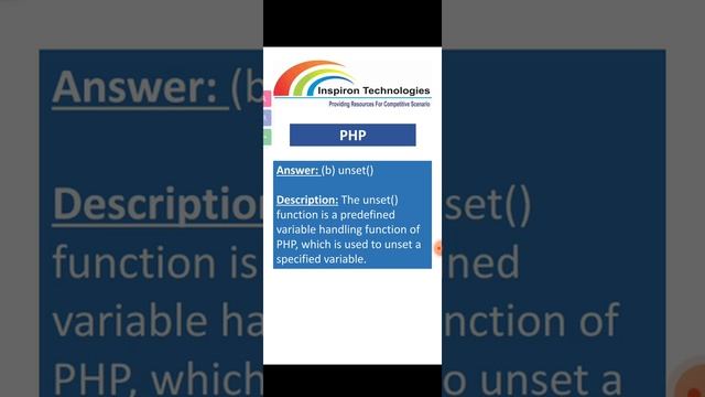 PHP Interview Questions with Answers | PHP Functions| Best online Job Course | Inspiron Technologie