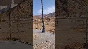 Медина . Гора Ухуд , где произошло знаменитое сражение во время пророка Мухаммада ( с.а.в.).