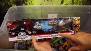 New Jurassic World 50 Gallon Surprise Box Dinosaur Toys Unboxing Hasbro T-Rex, Spinosaurus