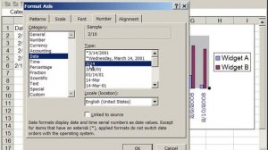 X & Y Axes Formatting in Excel - Colors, Fonts, Reverse order