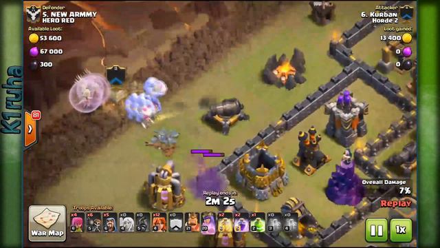 КАК АТАКОВАТЬ ВАЛЬКИРИЯМИ НА КВ? ТУТОРИАЛ 9TH(9ТХ) | Clash of Clans смотреть онлайн