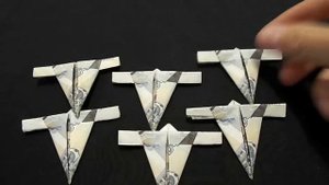 Оригами из денег снежинка из купюры