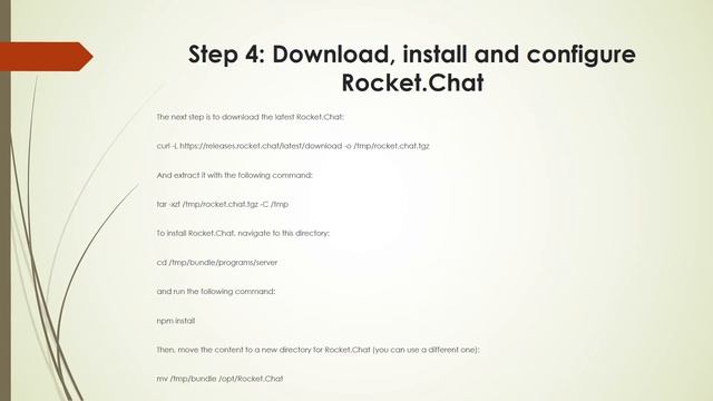 How to Install a Slack Alternative on CentOS (Rocket.Chat) смотреть онлайн