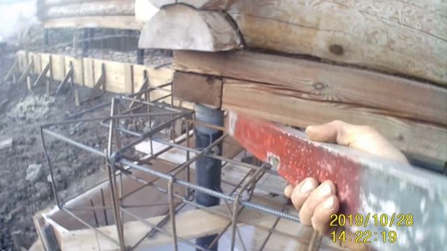 Армирование углов ростверка. смотреть онлайн