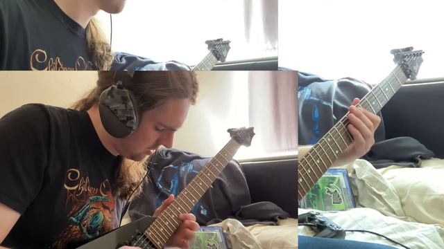 Children of Bodom - Silent Night, Bodom Night dual guitar cover (w/solos) смотреть онлайн