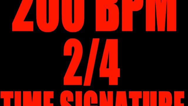 LOUD Metronome 2/4 Time Signature 200 BPM смотреть онлайн