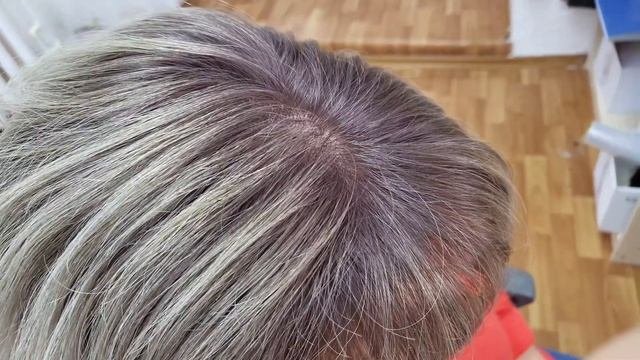 Окрашивание седины.Краситель эстель принс +.