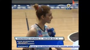 Eda Erdem,Polen Uslupehlivan Şeyma Ercan Maç Sonu Açıklamaları |Fenerbahçe Grundig 3-0 Nilüfer Bld|