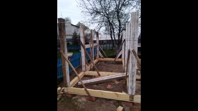 Каркасная баня Своими руками ч 2 Каркас.