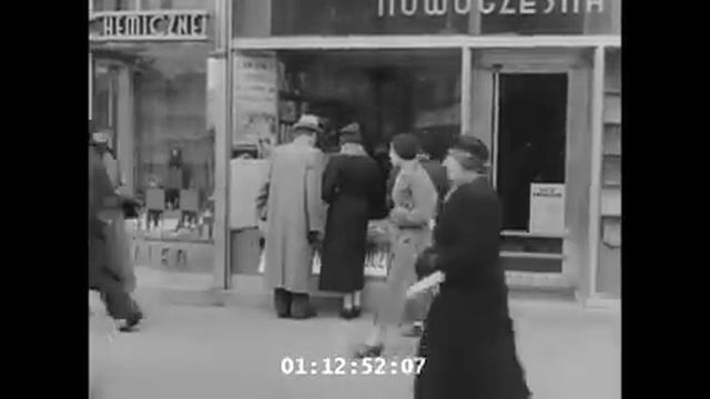 Кинохроника, Польша. Краков 1937. Krakow 1937