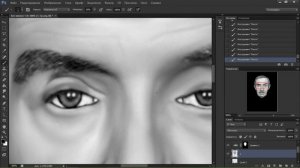 ретушь фото на памятник урок № 3