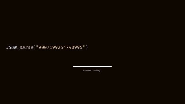JSON, I hardly know 'er