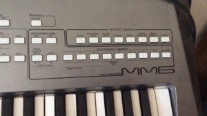YAMAHA MM6で曲を作ってみた。