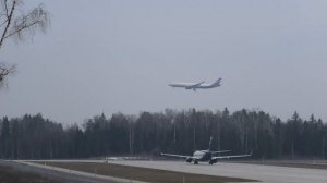 Споттинг в Шереметьево 4K | Вечерние посадки самолетов