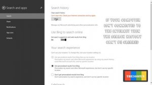 How to Delete Search History in Windows 8.1