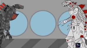 меха годзилла 2021 VS меха годзилла (???)