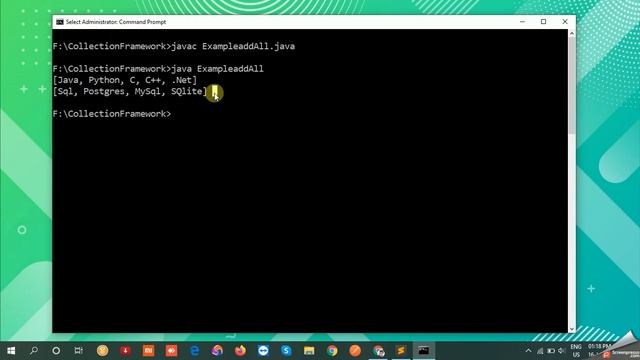 #1.10 Java Collections Framework in Hindi | Copy All Collection elements to ArrayList