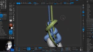 Real Rope ZBrush - ZSphere - Alex Ruiz 3D PT-BR