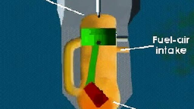 2-х тактный двигатель смотреть онлайн