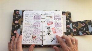 Как я вела ежедневник в 2017 - все заполненные развороты Kate Spade Agenda