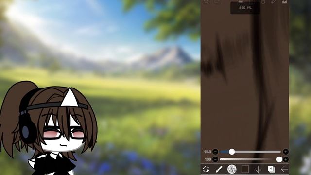 Туториал по обработке волос в ibisPaint x (гача лайф)