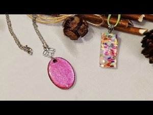 Кулоны из эпоксидной смолы своими руками