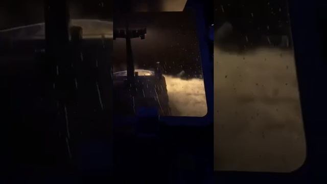 Баренцево море во время шторма.