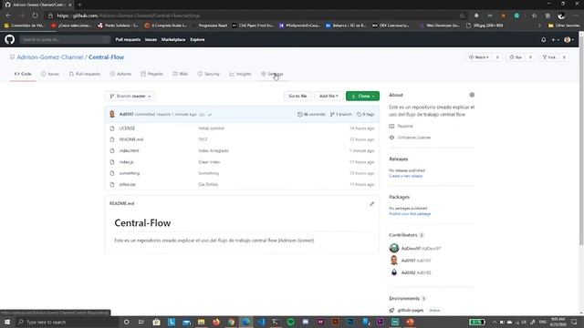 Guia Tutorial de Git: Capitulo 5. Workflows con git (Central Flow) смотреть онлайн
