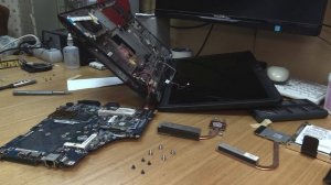 Обслуживание и тест ноутбука: Toshiba Satellite A200-1GS.  Выпуск 180.