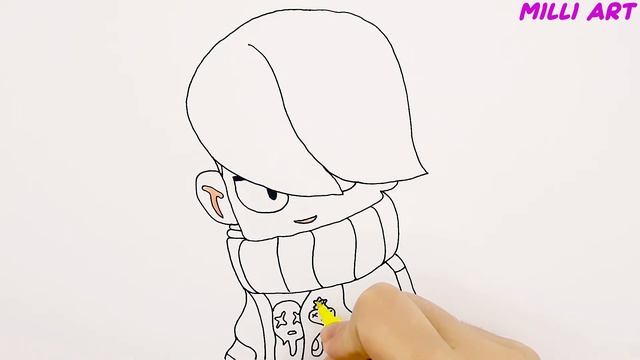 Как нарисовать Эдгара из Brawl Stars смотреть онлайн