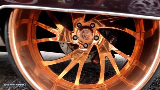 WhipAddict: Nasty 71' Chevy Impala Convertible on Rose Gold Savinis, Hoppin Out In The Crocs! смотреть онлайн