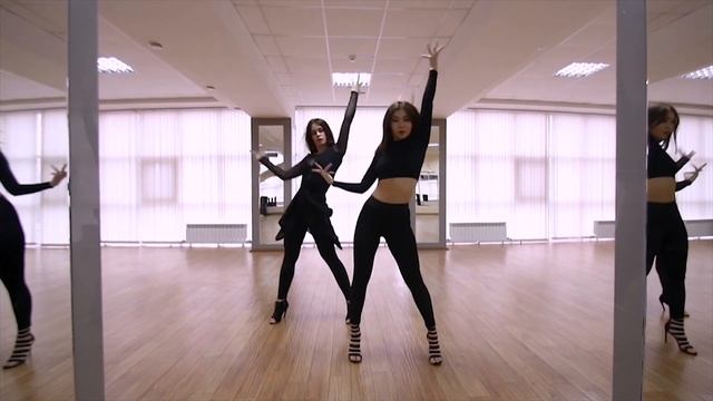 High heels + waacking choreo. Fergalicious