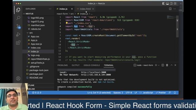 react hook form tutorial in hindi || react js tutorials || what is form in react js in hindi? #22 смотреть онлайн