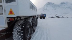 Вездеход Бурлак в Полярном Урале