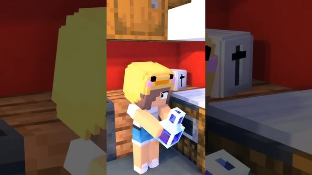 Мам, дай попить в Майнкрафте #shorts #майнкрафт #minecraft