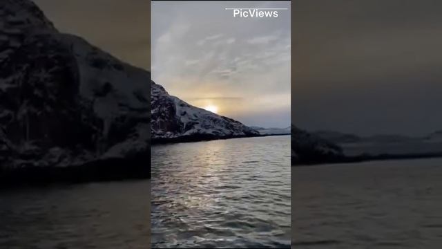 Баренцево море. Териберка. Мурманск. Обстановка на море сегодня 1 ноября 2023