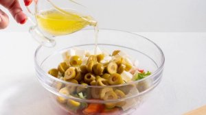 Овощной салат с сухариками