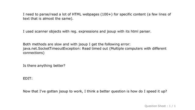 HTML : Parsing HTML webpages in Java смотреть онлайн