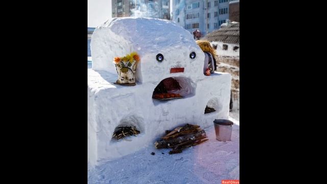 Поделки из снега смотреть онлайн