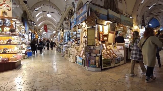Istanbul Turkey 7 April 2023 Grand Bazaar First Most-See Location Walking Tour | 4K ULTRA HD 60FPS смотреть онлайн
