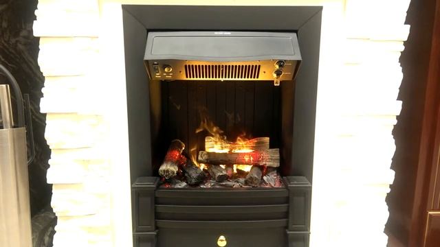 Электрокамин"Вулкан"с эффектом живого огня "A-VIP" смотреть онлайн